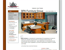 Tablet Screenshot of bpafurniture.com